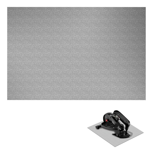 Double Non-Slip Workout Mat for Ellipse Leg Exerciser, Ellipse Machine Mat, Exercise Mat for Under Desk Ellipticals, Suitable for Electric Seated Foot Pedal Exerciser - size: 19.7"L x 15.8"W x 0.1"Th