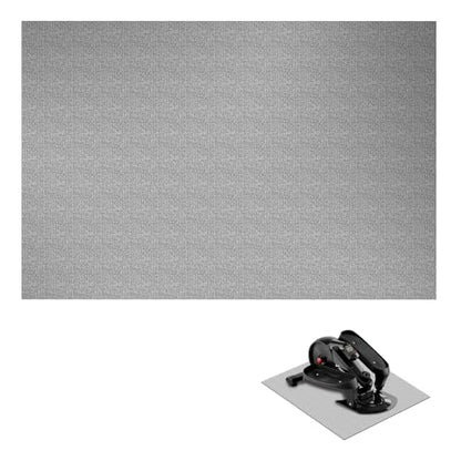 Double Non-Slip Workout Mat for Ellipse Leg Exerciser, Ellipse Machine Mat, Exercise Mat for Under Desk Ellipticals, Suitable for Electric Seated Foot Pedal Exerciser, 23.6" × 19.7" - size: 23.6"L x 23.6"W x 0.1"Th