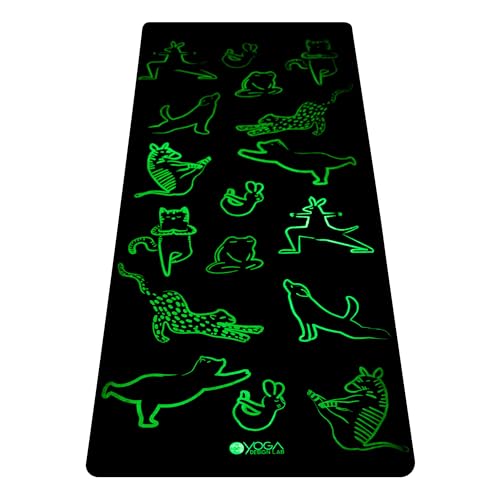 Yoga Design Lab The Kids Yoga Mat | Environmentally Friendly + Supportive + Colourful | Non-Toxic | Ideal for Yoga, Gymnastics, Exercise, Athletics | Includes Carry Strap