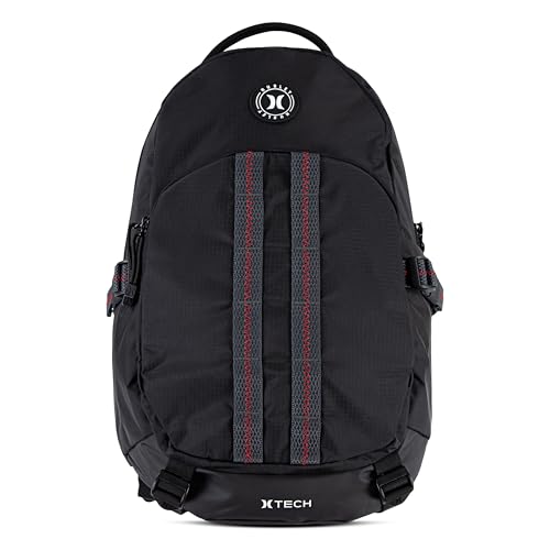 Commuter Travel Backpack - color: Black/Red