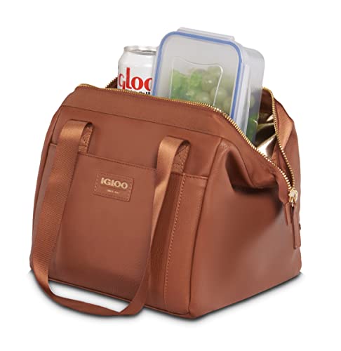 Igloo Premium Soft Sided Coolers | Luxe & South Coast Series | Insulated Cooler Bags - color: 9 Can Tote LX