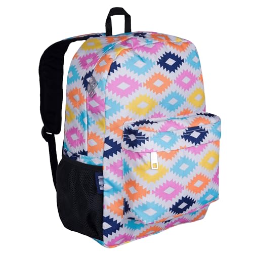 Wildkin 16-inch Kids Backpack – Durable, Padded & Spacious School Bag for Boys & Girls - Aztec - color: Aztec