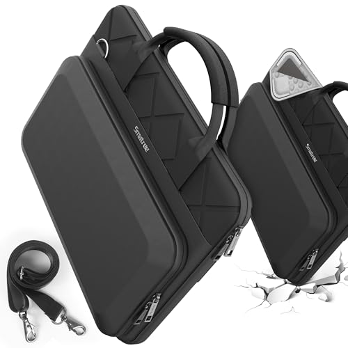 Smatree CityShield Laptop Shoulder Case for 15.6-16inch ASUS Vivobook 16/16X/S 16 Flip/S 16X/Pro 16/Pro 16X, for Chromebook C523/CX1/ExpertBook B2/B2 Flip/B3/B5 Flip, ProArt Studiobook 16/Pro16(MC04) - color: CityShield-Black, size: for 15.6-16 inch Vivob