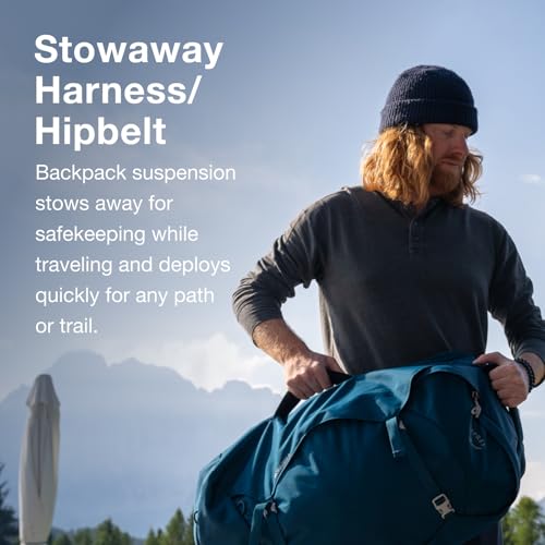 Osprey Farpoint 40L Men's Travel Backpack, Gopher Green - color: Gopher Green, size: 40L