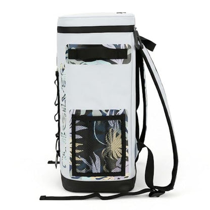 Quiksilver Cooler, 24 Cans, 48H Insulated Cooling, Leak Proof, Waterproof IPX7, Heavy Duty Cooler Bag for Beach, Camping, Fishing - color: Blueweed, size: 20L