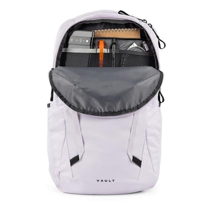 The North Face Women's Vault Everyday Laptop Backpack - Commuter Travel Bag, Water-Repellent, Spacious Main Compartment, Lavendaer Fog, One Size - color: Lavendaer Fog