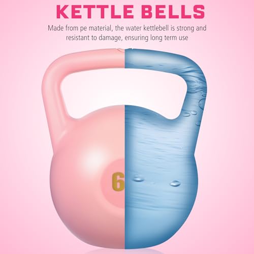 Kettlebell for Home Gym Strength Training Soft PE Water-filled Kettlebell for Versatile Resistance Workouts Portable Exercise Equipment for Full-