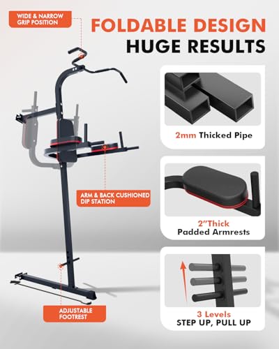 Mikolo Home Gym, Workout Station with 150LBS Weight Stack, Multifunctional Home Gym Equipment, Exercise Equipment for Full Body Strength Training - style: HGS with power tower