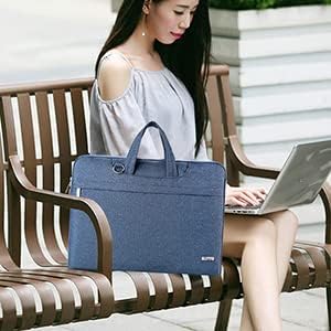 Voova Laptop Bag 15.6 Inch, Waterproof Computer Sleeve Carrying Case with Shoulder Straps & Handle Compatible with Macbook Air 15 M2/M3/M4, MacBook Pro 15/16, 15-16 Inch Hp Dell Lenovo Asus, Blue - color: Blue, size: 14-15.6In & 2019 New Macbook Pro 16 In