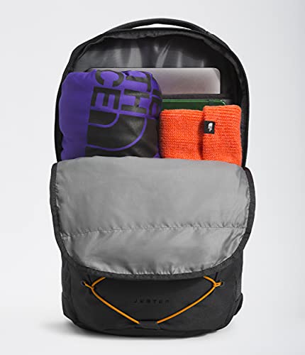 The North Face Jester Everyday Laptop Backpack - PFAS Free - color: Asphalt Grey/Knockout Orange