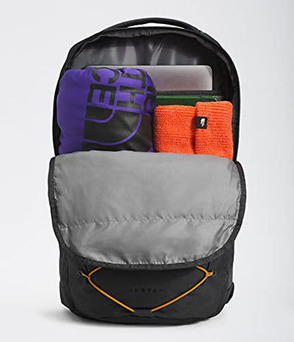The North Face Jester Everyday Laptop Backpack - PFAS Free - color: Asphalt Grey/Knockout Orange