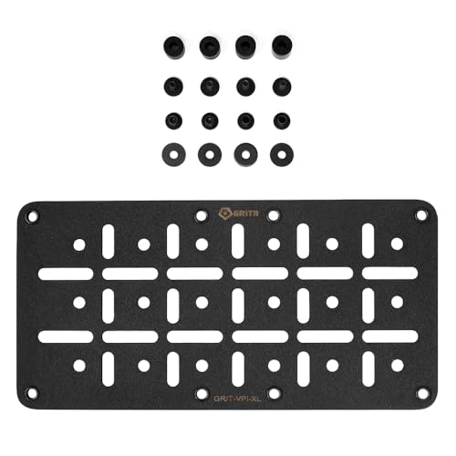 GRITR Kydex Hook & Loop Panel Insert/Adhesive Loop Sheets – Tactical & Military Gear Organizers for Holsters, Mag Carriers, Knife Sheaths, Flashlights, and More - style: X-Large