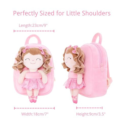 Gloveleya Kids Backpack - Pink 9 inches - color: Pink, size: 9 inches