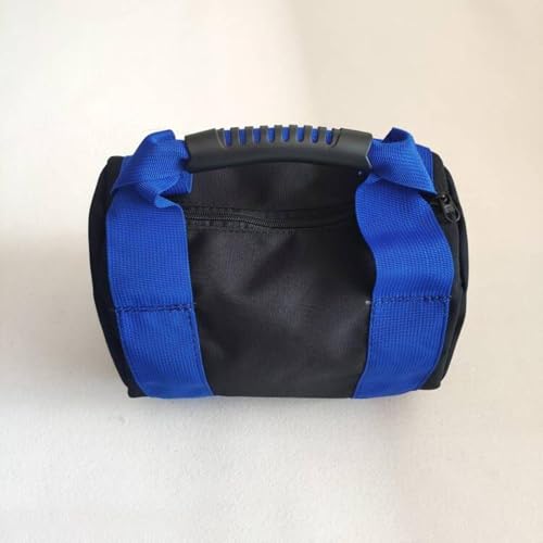 Kettlebell Sandbag Bag Only with Handle - Sand Weights Bag for Functional Fitness, Boxing, Bodybuilding (Sand Not Included) - color: Blue