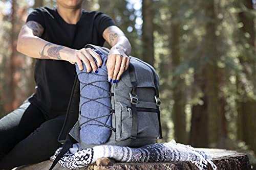 Picnic TIME OTG Traverse Backpack Cooler, Soft Cooler Backpack, Hiking Backpack, (Heathered Gray) - color: Heathered Gray