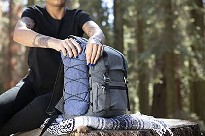 Picnic TIME OTG Traverse Backpack Cooler, Soft Cooler Backpack, Hiking Backpack, (Heathered Gray) - color: Heathered Gray