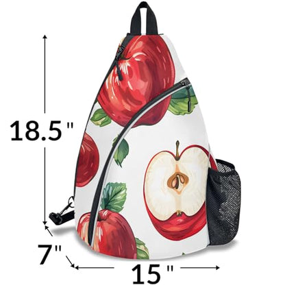 Pickleball Bag for Women Men Adjustable Crossbody Sling Backpack Hold Pickleball Paddle Water Bottle - color: Multicolor 16