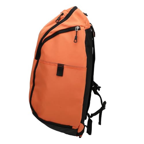 Yinhing Basketball Backpack with Laptop Compartment Large Capacity Lightweight Sports Backpack with Compartment for Wet Dry Separation - color: Orange