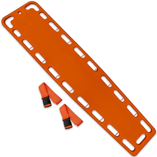 Spine Board Stretcher for Patient Rescue – Lightweight Backboard with Secure Fastenings, Compact Storage, High-Load Capacity, and Durable Build for Emergency Use