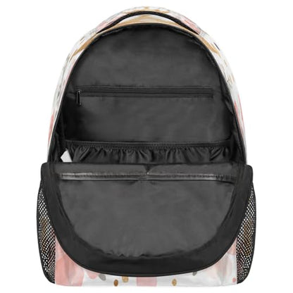 Crown Anemones Laptop Backpack for Women 17 inch Backpacks Lightweight Computer Bag Rucksack Casual Daypack Work Travel - color: Multicolor-8