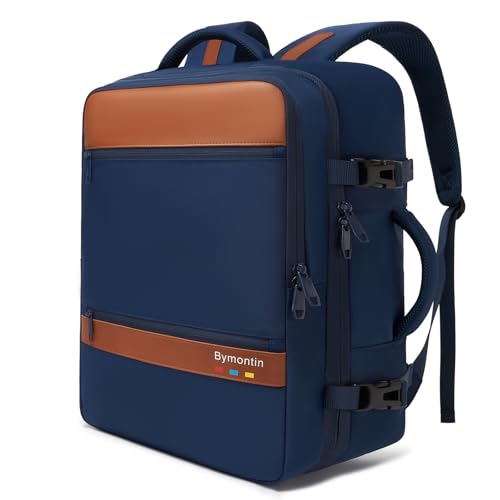 Smart Suitcase-style Laptop Backpack, 25L / 35L Practical Travel Bag for Work, Leisure & Flight, Luggage-Style Commuter Pack (Navy, 35L) - color: Navy, size: XL (8x12.8x18.5")