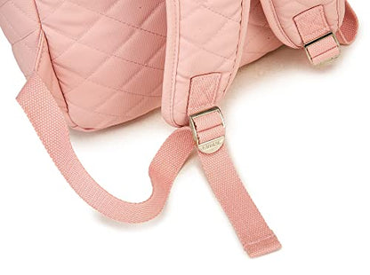 Kinmac Laptop Backpack with Massage Cushion Straps and USB Charging Port for Laptop Up to 15.6 Inch Men Women Travel Outdoor Backpack (Pink) - color: Pink Embroider