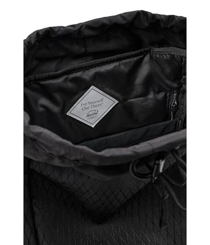 Herschel Supply Co. Unisex Retreat™ Backpack Black Diamond/Black One Size - color: Black Diamond/Black, size: Standard - 23L