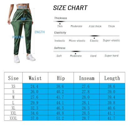 Hidkat Women's Outdoor Hiking Pants Stretchy Running Athletic Pants - color: Green, size: Small