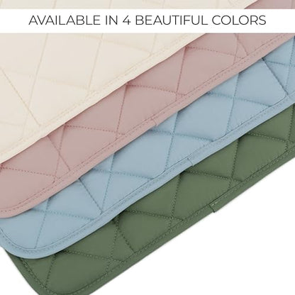 Portable Diaper Changing Pad - Soft and Easy to Clean Diaper Changing Mat for Babies - The Perfect Lightweight and Foldable Pad for Traveling - color: Pink