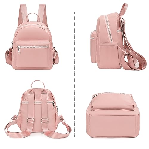 Etercycle Mini Backpack Purse for women, Small Backpack Purse, Shoulder Bag for Travel (Pink) - color: Pink