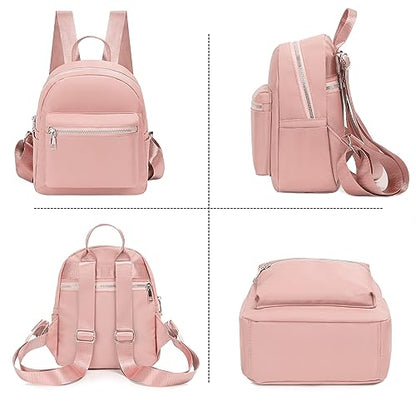 Etercycle Mini Backpack Purse for women, Small Backpack Purse, Shoulder Bag for Travel (Pink) - color: Pink