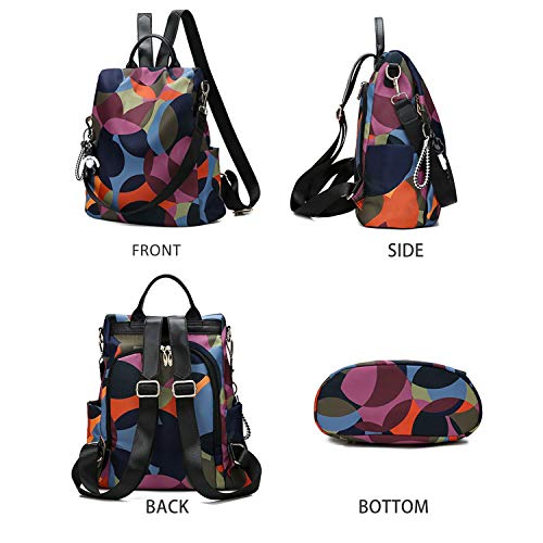 Freie Liebe Anti-theft Backpack Nylon BackPacks Handbags for Women Travel Rucksack Lightweight Shoulder Bags