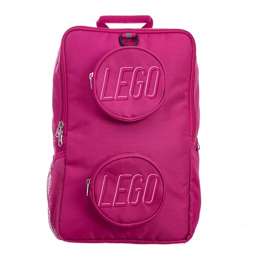 LEGO Brick Backpack, Red Violet - color: Red Violet