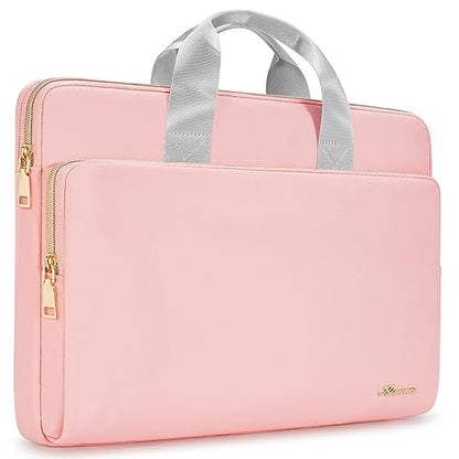 KIZUNA Laptop Sleeve Case 13 Inch Computer Carrying Handbag for 14" MacBook Pro M3 2023/M2 M1 Max /13.6" New MacBook Air M2/14 Lenovo ThinkPad X1 Carbon/Yoga C740 S740 C930/14 IdeaPad Flex 5i, Pink - color: Pink, size: 13-13.3 Inch / 13.6 Inch