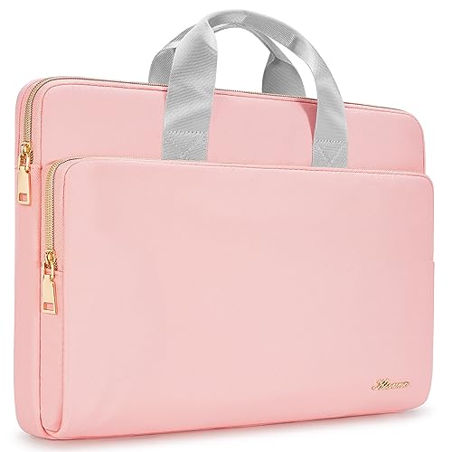 KIZUNA Laptop Sleeve Case 13 Inch Computer Carrying Handbag for 14" MacBook Pro M3 2023/M2 M1 Max /13.6" New MacBook Air M2/14 Lenovo ThinkPad X1 Carbon/Yoga C740 S740 C930/14 IdeaPad Flex 5i, Pink - color: Pink, size: 13-13.3 Inch / 13.6 Inch