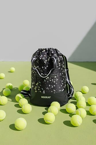 VOORAY 23L Flex Cinch Drawstring Backpack – Lightweight Travel Bag, Weekender & Sports Gym Bag for Women and Men - color: Flourish