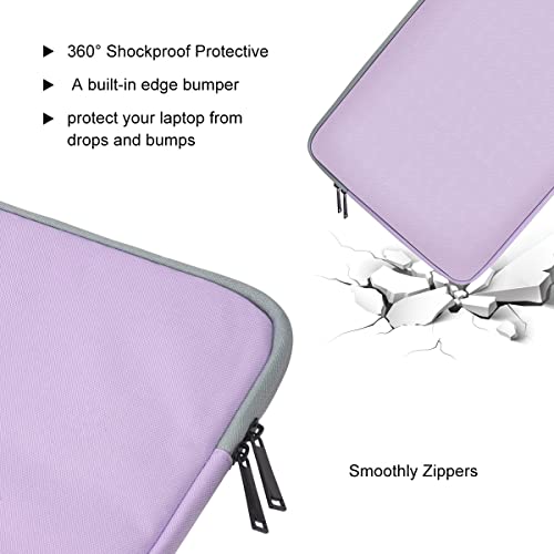 Laptop Sleeve 17 inch Laptop Bag for HP Lenovo Dell ASUS Acer Chromebook 17, HP Pavilion 17, ASUS Vivobook 17, Acer Nitro 5 17, Dell Inspiron 17, Lenovo IdeaPad 17.3 Computer Waterproof Case(Purple) - color: Purple
