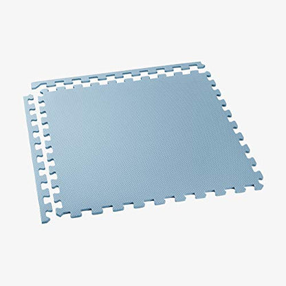 We Sell Mats 1/2-inch Multi-Purpose, Sky Blue, 24 Sq Ft (6 Tiles)