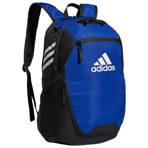 adidas Stadium 4 Soccer Backpack – Team Sports Bag with Ball Pocket, 36L - color: Royal Blue/3.0