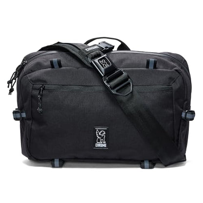 Chrome Industries Kadet Max Messenger Bag – Crossbody Sling Backpack for Men and Women w/Quick Release Buckle - color: Black