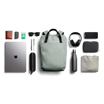 Bellroy Via Workpack (16” laptop bag, commuter backpack, work bag) - Eucalyptus - color: Eucalyptus