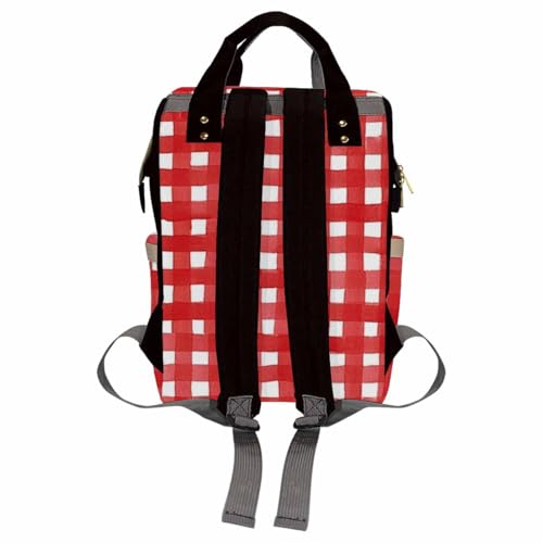 Custom Diaper Bag with Name, Christmas Personalized School Bag Girl Pattern, Monogram Nappy Backpack with Thermal Pockets for Adults Kids, Large Capacity Waterproof Diaper Bag Xmas Gift - color: A-color-5