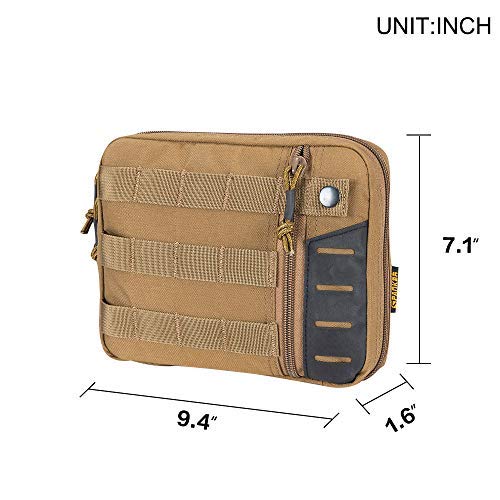 EXCELLENT ELITE SPANKER Molle Admin Pouch Tactical EDC Tool Pouch - color: Coyote Brown