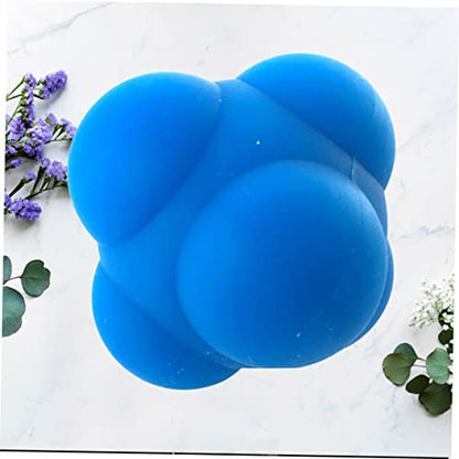 WOONEKY 1pc Hexagonal Silicone Reaction for Agility Training Bouncing for Reflexes and Coordination for Athletes and Rehabilitation Fun Exercise Tool for Men and Women