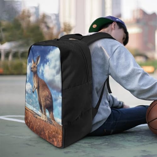 Basketball Backpack With Separate Ball Compartment And Shoes Fit Basketball Volleyball Football - color: Kangaroo