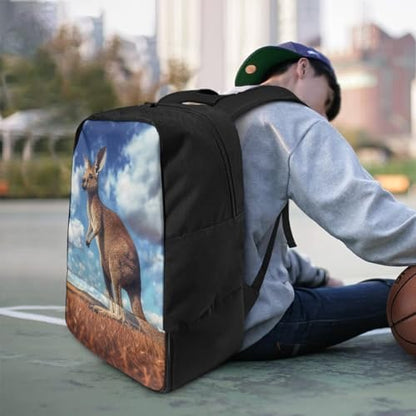 Basketball Backpack With Separate Ball Compartment And Shoes Fit Basketball Volleyball Football - color: Kangaroo