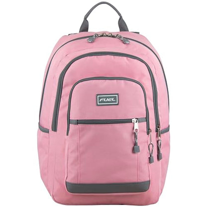 FUEL Laptop Bag Hiking Travel Commuter Carry On Casual Water Resistant College Daypack Classic Computer Bag Backpack for Women, Pink - color: Pink