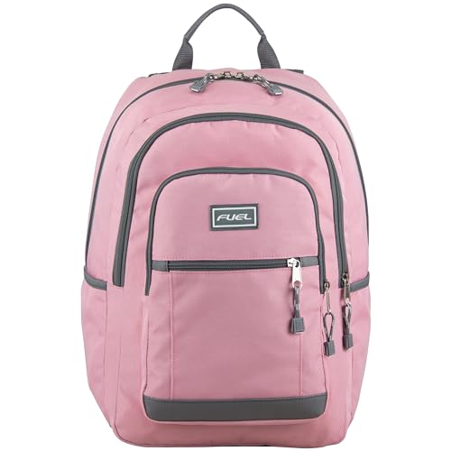 FUEL Laptop Bag Hiking Travel Commuter Carry On Casual Water Resistant College Daypack Classic Computer Bag Backpack for Women, Pink - color: Pink