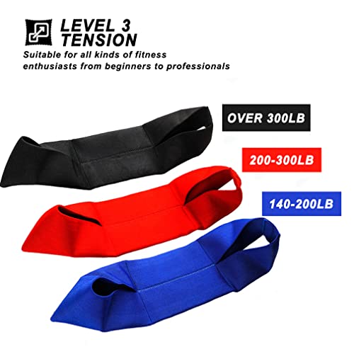 LARA STAR Bench Press Power Resistance Band, Bench Power Weight Lifting Training Fitness Increase Strength Push Up Gym Workout - color: Red(Tension:200-300lb)