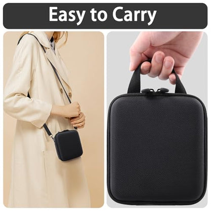 Camera Case for VJIANGER/VETEK/NIKICAM/Yatao 4K Vlogging Camera,Carrying Case Holder for 4K Vlogging Camera and Accessories(Black Case) - color: Black Case